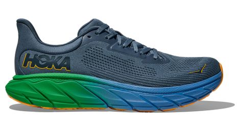 Hoka arahi 7 running shoes blue/green uomo