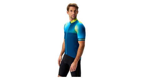 Maillot manga corta endura fs260 bitmap azul hombre