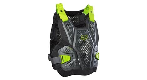Gilet de protection fox raceframe impact gris vert fluo