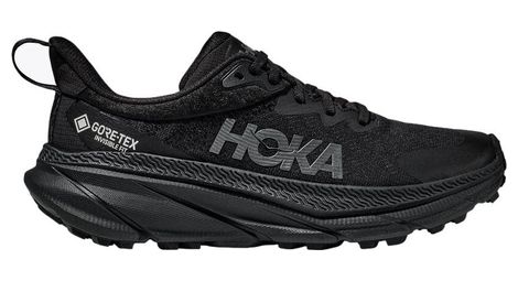 Zapatillas hoka challenger 7 gtx trail running  negras