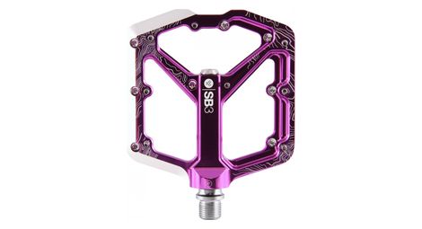 Pedales planos sb3 spectrum purple
