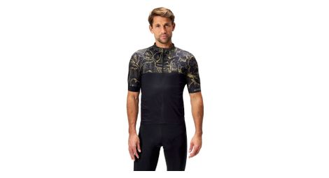Maillot manches courtes homme endura fs260 floral noir