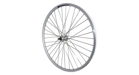 Roue Vtc 700X35 Arriere M240 Alu Renforce Moy Miche Magnum Argent Blocage Rl 6-7V.