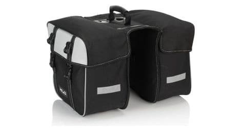 Paire de sacoches de porte-bagages xlc ba-s74 30 l noir anthracite