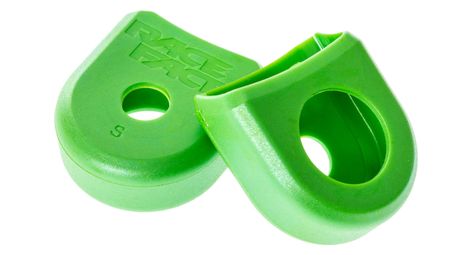 Race face paire de protèges manivelles alu boot pedal vert