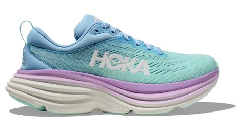 Hoka One One Bondi 8 Large D - femme - bleu