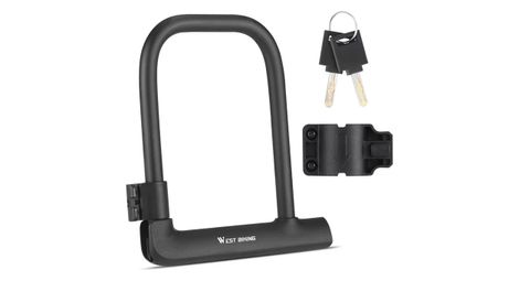 Antivol pour vélo en forme de U avec support de montage robuste