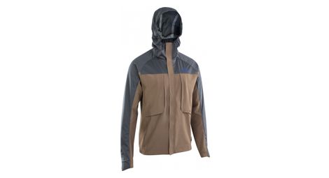 Veste ion shelter 3l hybrid marron