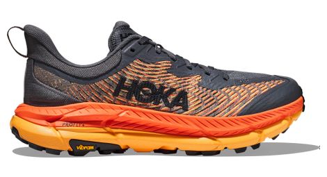 Hoka mafate speed 4 black orange trail running shoes 45.1/3