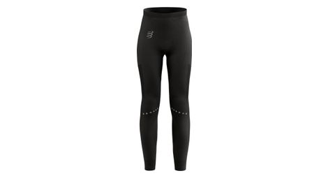 Mallas Compressport Winter Running Mujer Negro