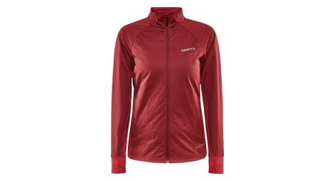 Veste femme craft adv essence warm rouge