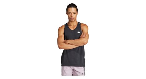 Adidas performance own the run tank nero