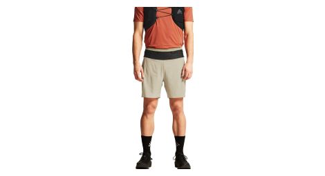 Pantalón corto craft pro trail beige hombre