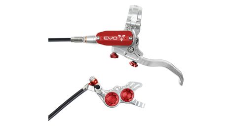 Frein avant hope tech4 evo gr4 argent / rouge durite standard