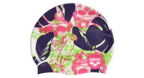 Bonnet de bain arena print 2 multicolor