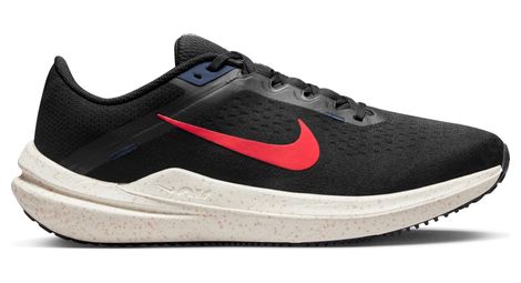 Zapatillas nike air winflo 10 running negro rojo 42