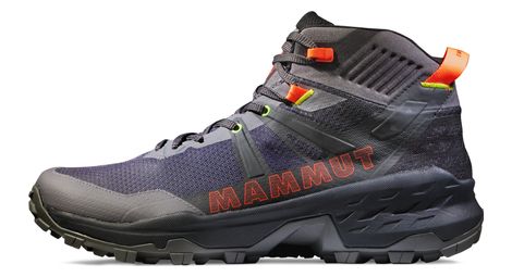 Chaussures de randonnée mammut sertig ii mid gore-tex gris/orange