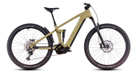 Cube stereo hybrid one22 race 800 electric full suspension mtb shimano deore 12s 800 wh 27.5'' dry green olive 2025