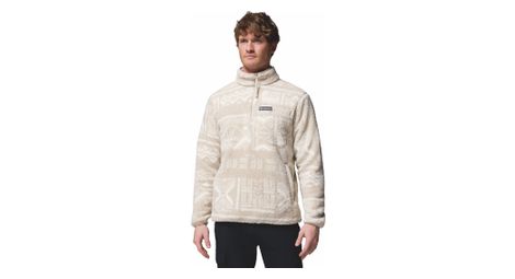 Polaire Columbia 1/2 Zip Sherpa Rugged Ridge Blanc/Beige