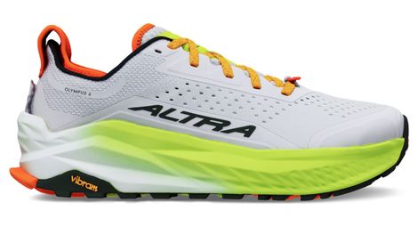 Chaussures Trail Altra Olympus 6 Gris/Vert/Orange Homme