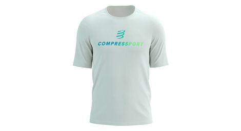 T-Shirt Manches Courtes Compressport Podium Blanc Homme
