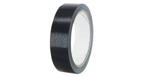 Fond de jante tresse adhesif tubeless compatible tubetype noir largeur 25mm longueur 9m (vendu au rouleau)