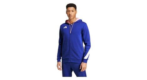 Sweat à capuche adidas performance team france bleu homme