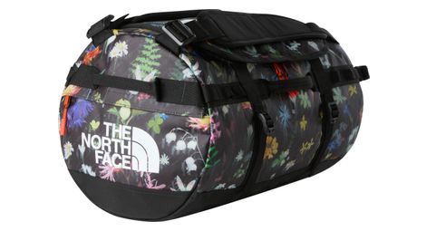Reistas the north face base camp duffel s - 50l zwart bloemen