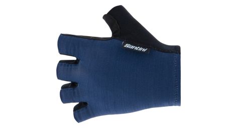 Gants courts santini cubo bleu