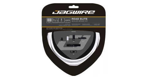 Jagwire road elite sealed brake cable & liner kit white