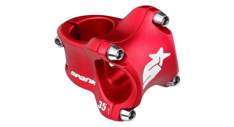 Attacco manubrio spank race 2 da 0 31,8 mm rosso