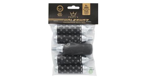 Cartouches co2 peaty's holeshot recharge (x5) mtb (25g)