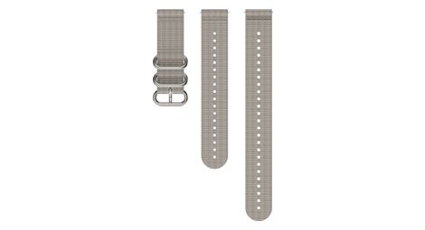 Bracelet de montre textile suunto explore 1 22mm sand gray