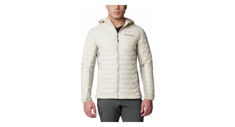 Giacca columbia powder pass con cappuccio bianco xl