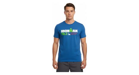 Ironman 70.3 Portugal-Cascais Kurzarm T-Shirt Royal Blau Herren