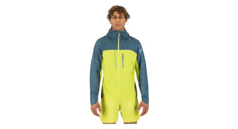 Karpos chaqueta impermeable lavaredo rain evo hombre amarillo/azul