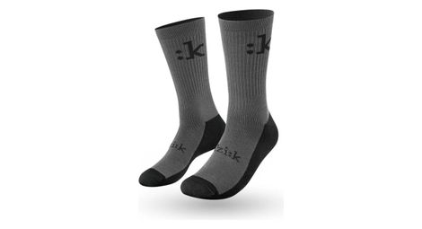 Chaussettes fizik off-road gris/noir