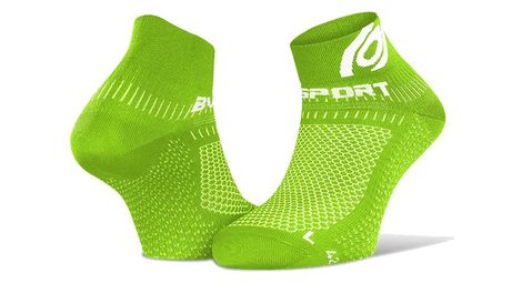 Chaussettes de running bv sport light 3d vert blanc
