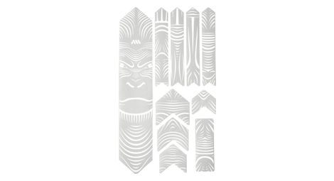 All mountain style xl frame protectors kit - 10 stuks - ape / white