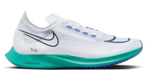 Chaussures de Running Nike ZoomX Streakfly Blanc Bleu