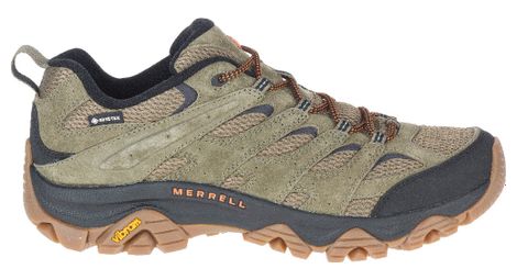 Chaussures de randonnée merrell moab 3 gore-tex vert/marron homme