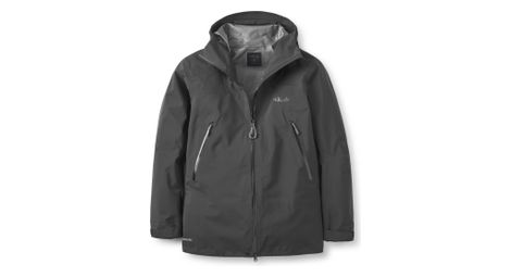 Veste imperméable rab kangri gore-tex noir homme
