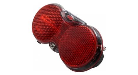 Eclairage velo a pile ar sur porte bagage goggle xi noir se declenche au mouvement livre avec 1 pile