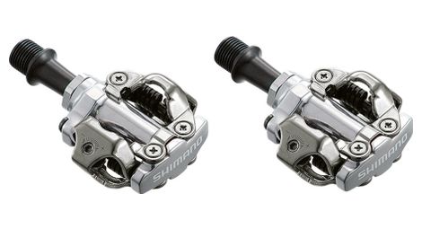 shimano pd m540 clipless spd mtb pedals silver