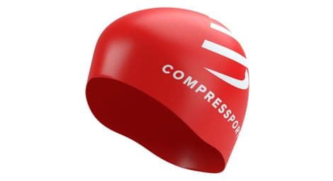 Compressport swim cap red