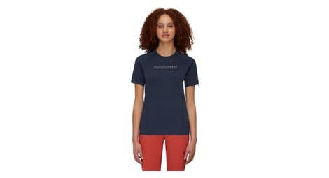 Mammut selun fl logo t-shirt blue for women