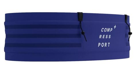 Ceinture compressport free belt pro bleu blanc