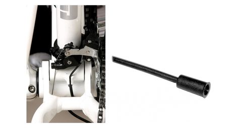 Massi Kunststoff Bremsbelag Endkappe 4mm Schwarz (x1)