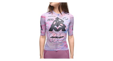 Maillot manches courtes maap chroma pro air 3.0 violet femme