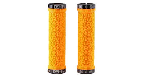 Paire de poignees sb3 logo orange fluo noir